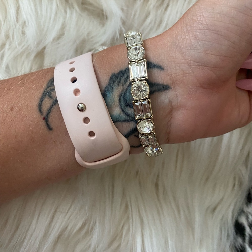 LOFT mixed stone stretch bracelet
